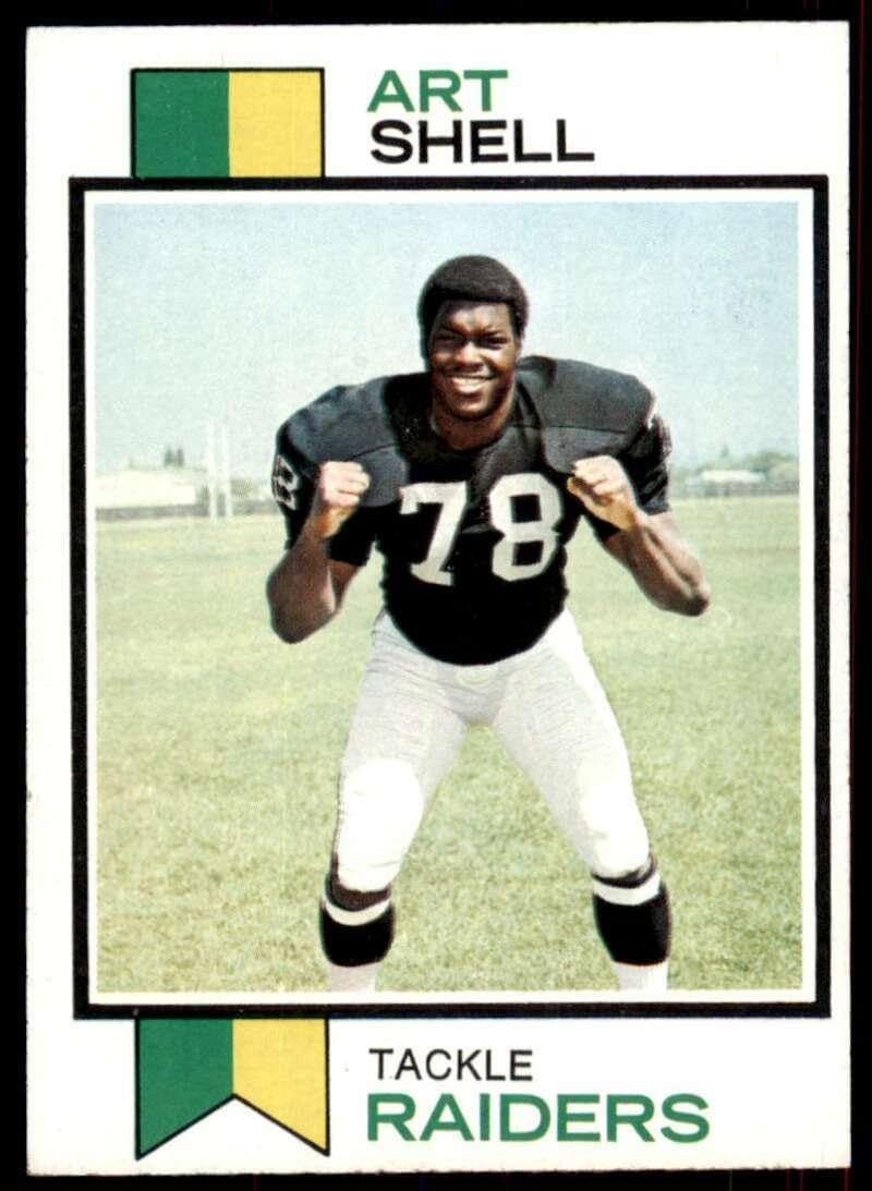 Art Shell Rookie Card 1973 Topps #77 - Unsigned Football Cards