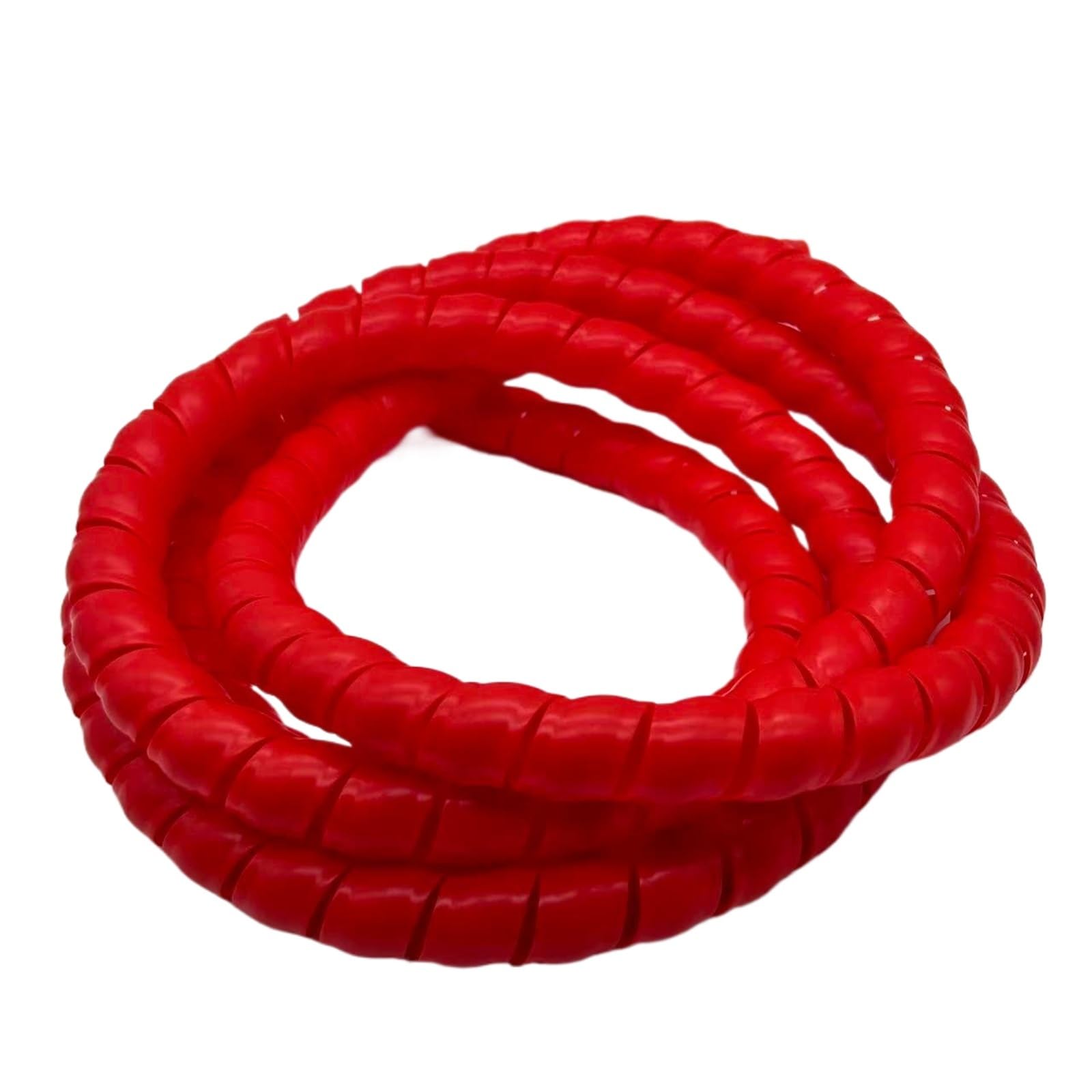 Spiralkabelmuffe, 10 Meter Spiralwickel-Organizer, flexibler Rohrschutz, Wickelhülse, Rohrleitung, kein Durcheinander(Red,ID 28mm)