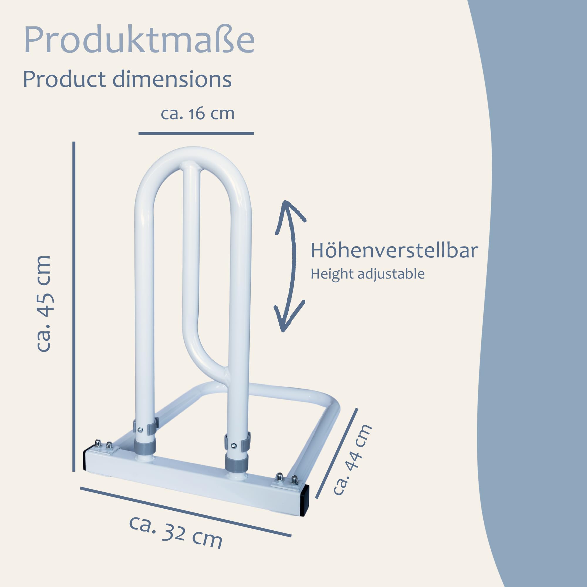 ONVAYA® Cama ayuda para ponerse de pie | Erector de camas | Ayuda para enderezar | Ayuda diaria para los ancianos | Erector de Camas, Ayuda para Enderezar, Ayuda Diaria, Para Ancianos