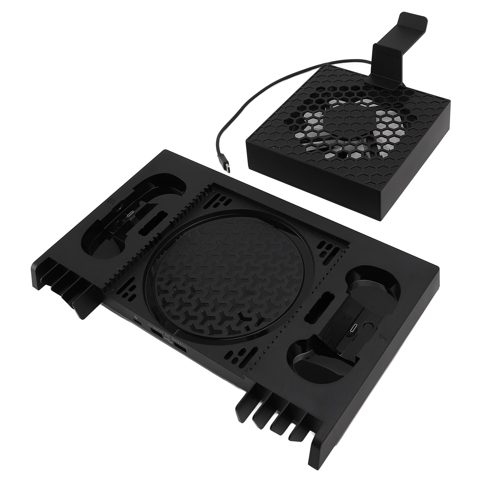 Saluaqui Stand di Raffreddamento della Console Avanzato con Illuminazione RGB e Dock di Ricarica a Doppio Controller per la Serie X - Efficiente Dissipazione di Calore con Dispositivo di
