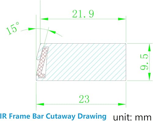 Miniatura 4 de 65 pulgadas interactiva 10 puntos infrarrojos IR pantalla táctil superposición marco conductor libre