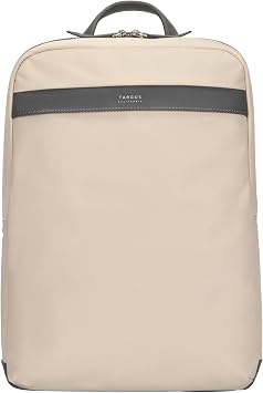 Targus 15" Newport Laptop Backpack, Tan - Mens and Womens Fashion Forward Backpack for Business and Travel, Fits Laptops Up To 15" TBB59906GL