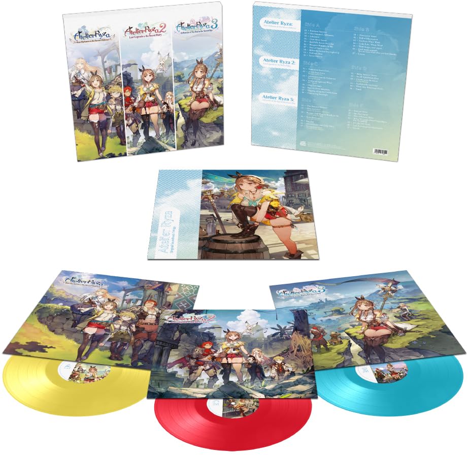 Atelier Ryza Trilogy (Lemon, Red & Light Blue)