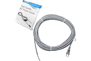 Premium HQRP AC Power Cord Compatible with Shark Rotator Lift-Away NV501 NV502...