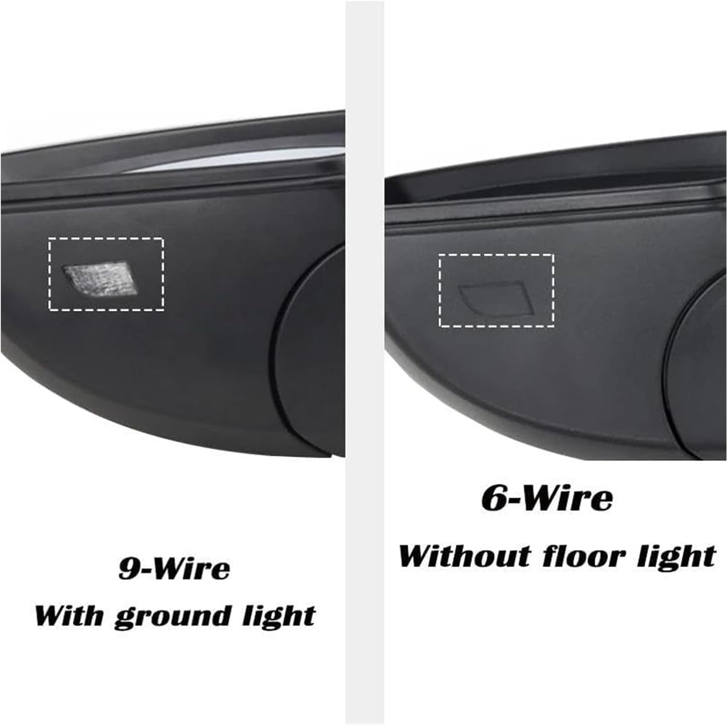 にに サイドミラー アッシー 用 Vw 用 ティグアン 2016-2018 6線 9線 自動