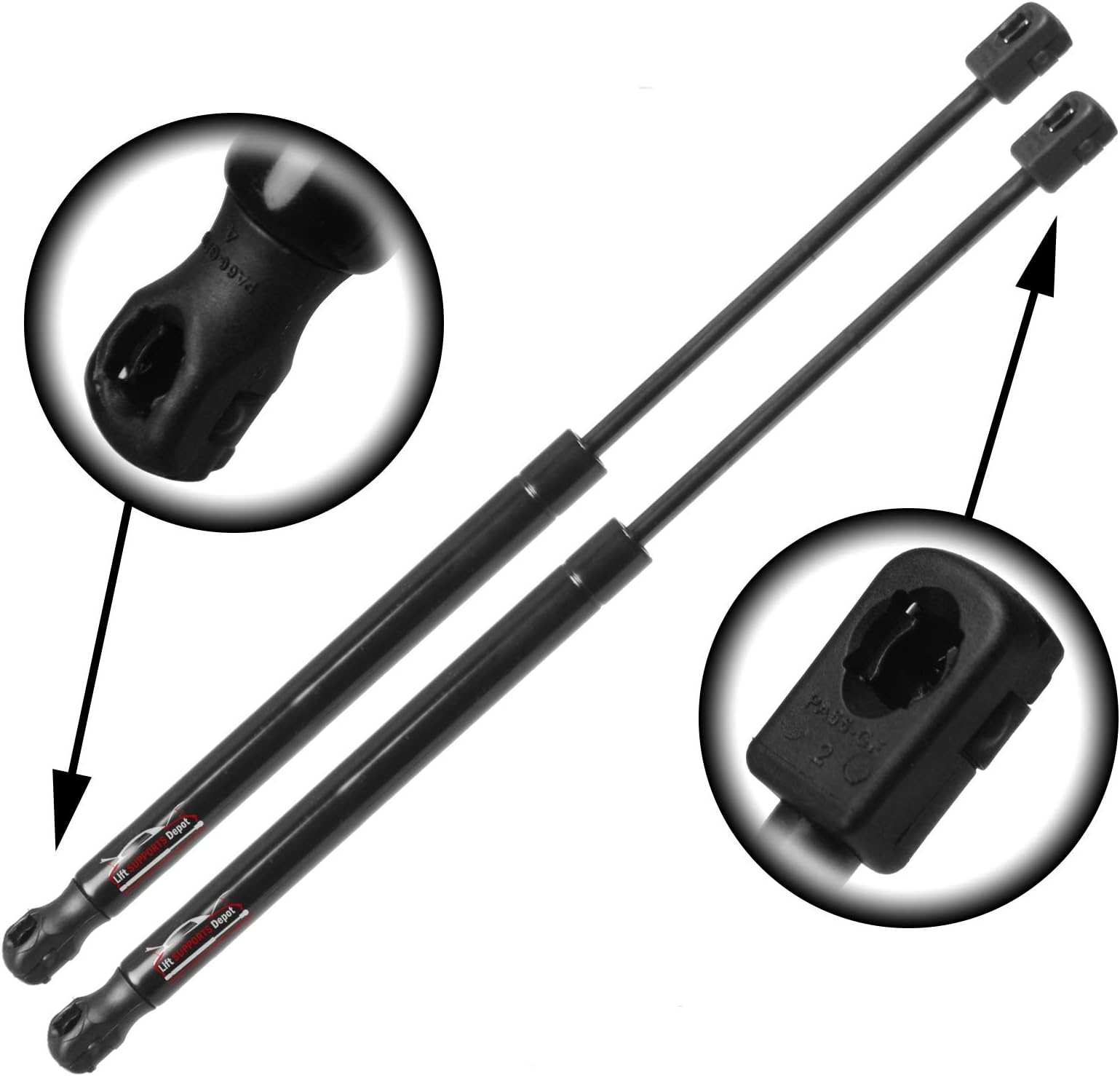 Lift Supports DepotQty (2) Compatible With Chevrolet Corvette 14 To 19 Hood Lift Supports Rep 22772878 Shocks Struts