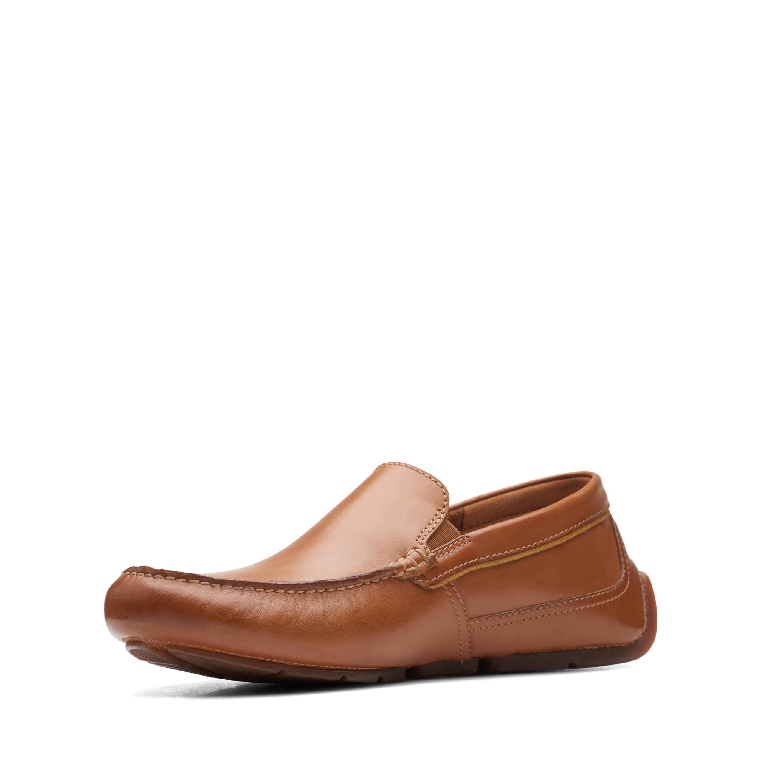 Clarks Men's Markman Plain Moccasins, Tan Leather, 6.5 UK