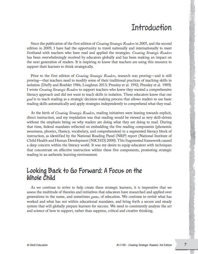 Creating Strategic Readers: Techniques for Supporting Rigorous Literacy Instruction - - Grades K-5 (Professional Resources) - Image 4