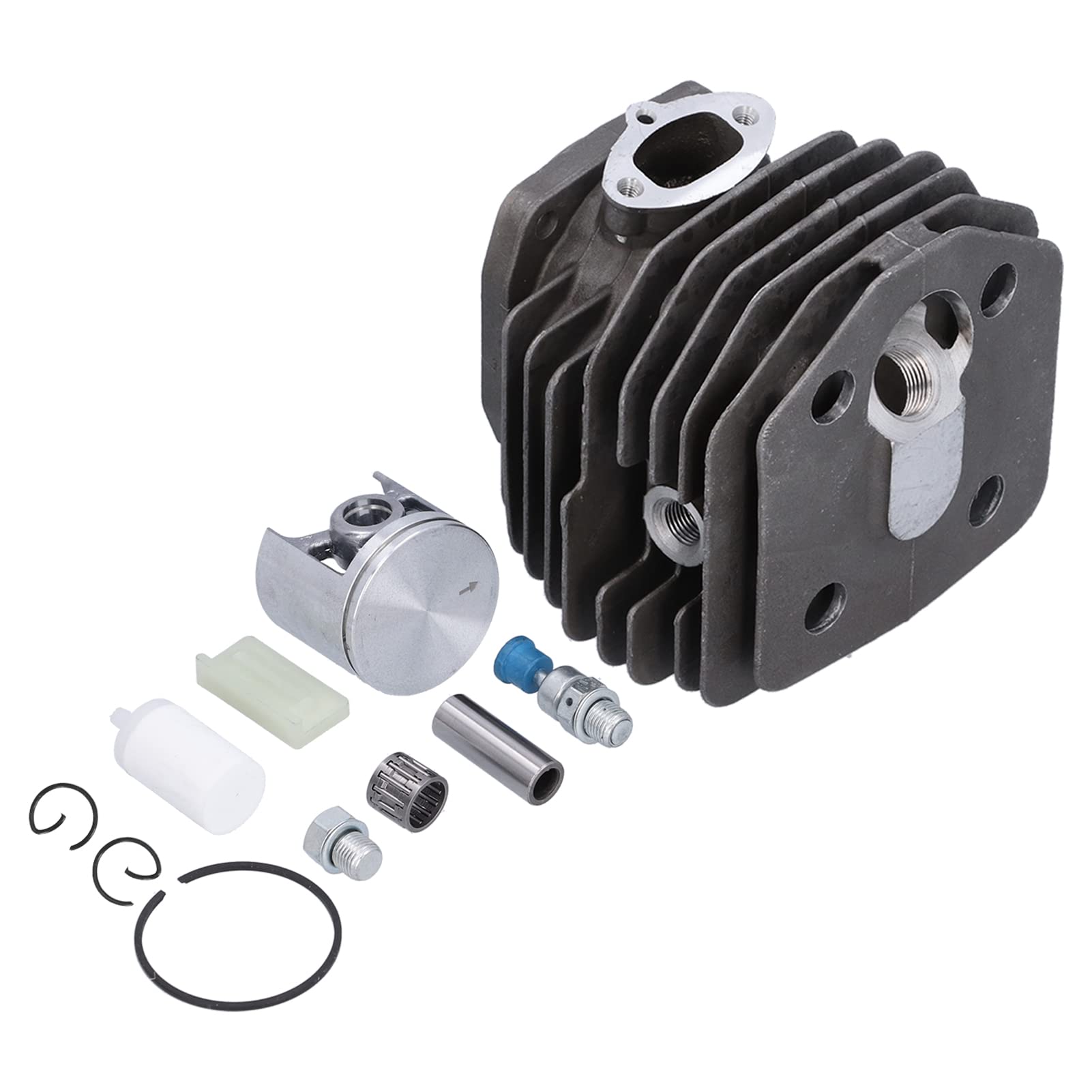 Kit Testata di Ricambio da 45 Mm per Motosega Componenti Durevoli del Motore in Lega di Alluminio Ad Alto Contenuto di Silicio