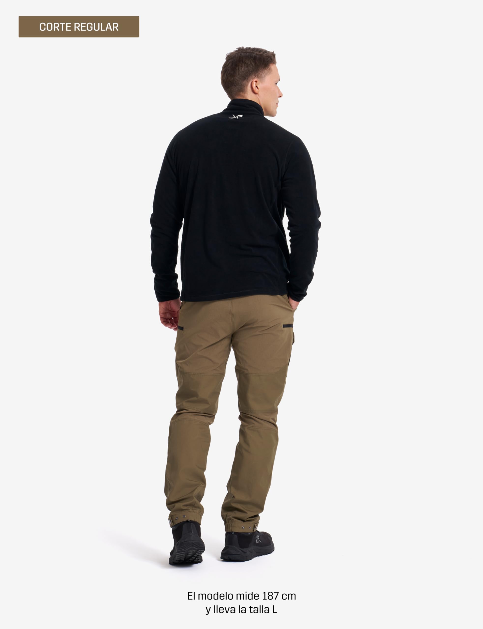 RevolutionRace Nordwand Pantalones Trekking Hombre, Pantalones para Senderismo y diversas Actividades al Aire Libre. Pantalones de Senderismo, Trekking y Trab