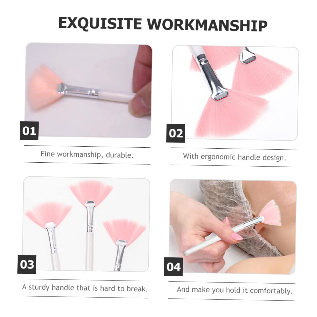 Ipetboom 24pezzi Pennelli Per Trucco Viso Morbida Setola Per Fondotinta Cipria e Illuminante Strumenti Di Bellezza Professionali Per Donne e Ragazze Elegante