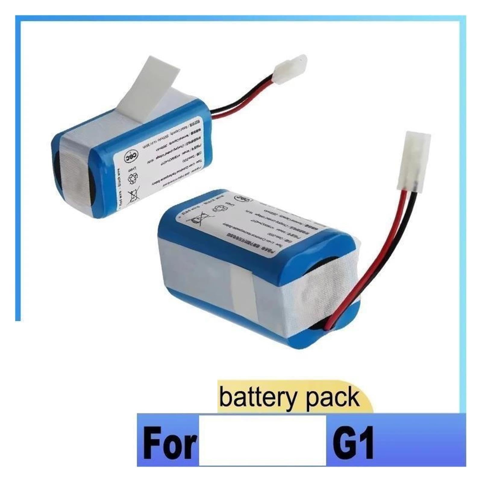 Paquete De Batería De Iones De Litio De HCH-4S1P, Compatible Con XIAOMI, Compatible Con MIJIA, Mi Robot Aspirador Essential G1 MJSTG1, SKV4136GL R30 R35(3000mAh 1PCS)