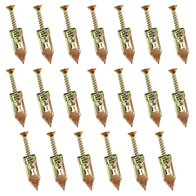 Drywall Anchorsset 20 Sets of Gypsum Board Self Drilling Anchor Bolts