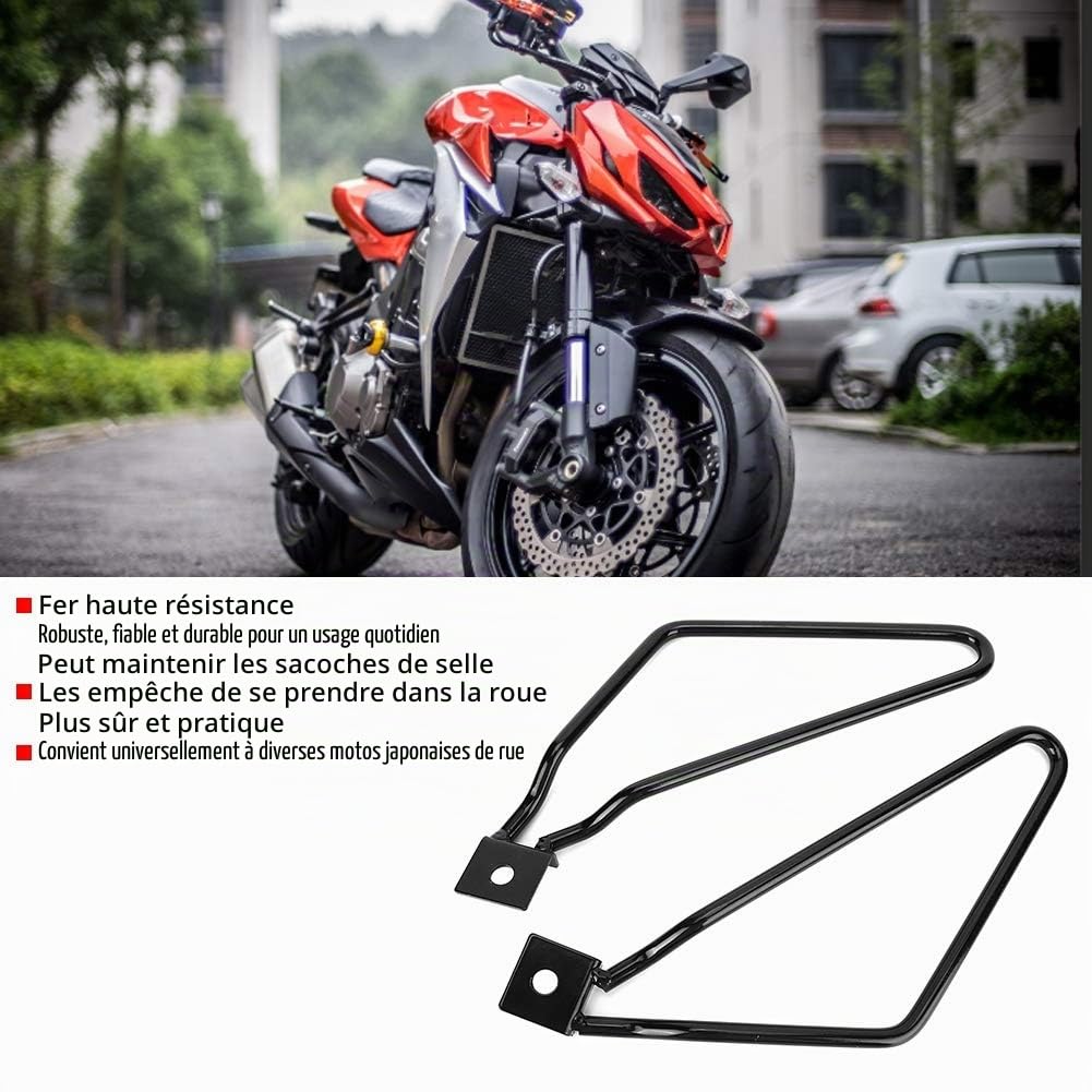Supports Universels de Support de Sacoche de Moto en Fer, Installation Sûre, Accessoires Pratiques pour Voiture de Rue Japonaise,Chaussures de Sport