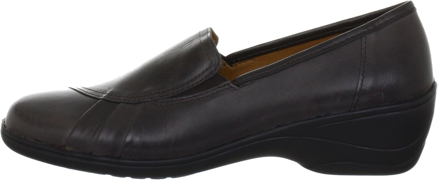 Women's Balleras Gray Leder Uniform Dress Shoes 40