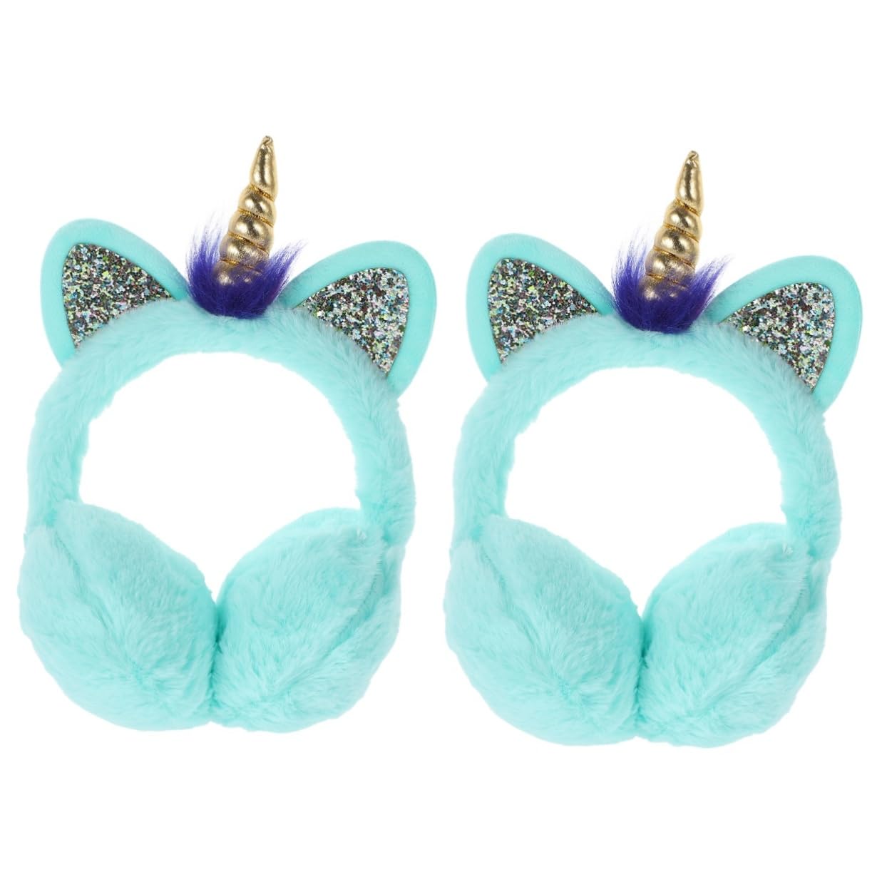 Orejeras de unicornio ajustables LIFKOME pack de 2 piezas para niñas 8