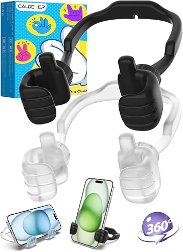 Miniatura 15 de Cesta de Pascua para adolescentes, niños, niñas, él, hombres, ideas: paquete de 2 pulgares hacia arriba perezosos soporte para teléfono celular,