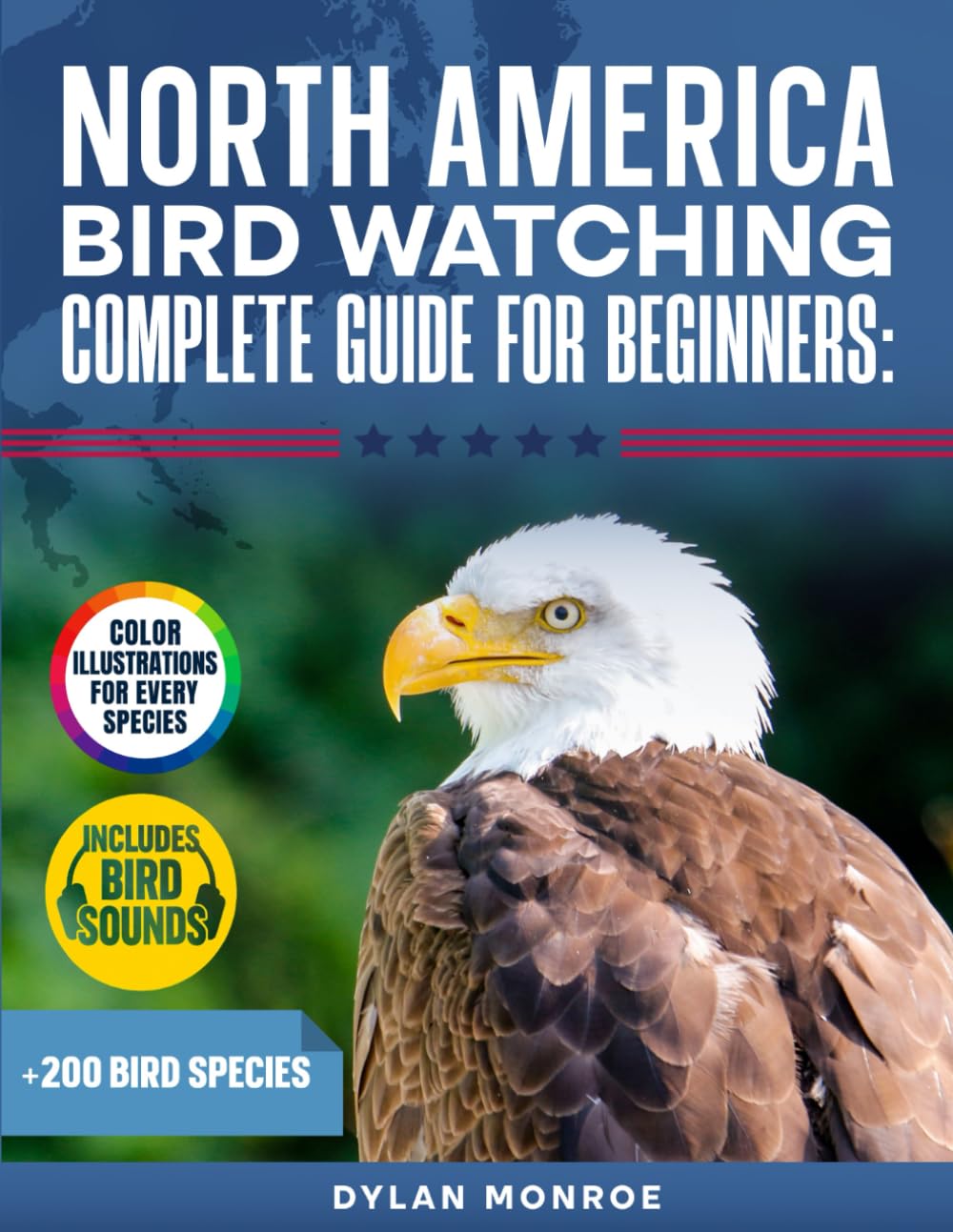 North America Birdwatching Complete Guide for Beginners: 200+ Species Updated with Color Illustrations, Bird Sounds for Every Species, Detailed Descriptions, and Simple Identification Techniques      Paperback – Large Print, October 16, 2025
