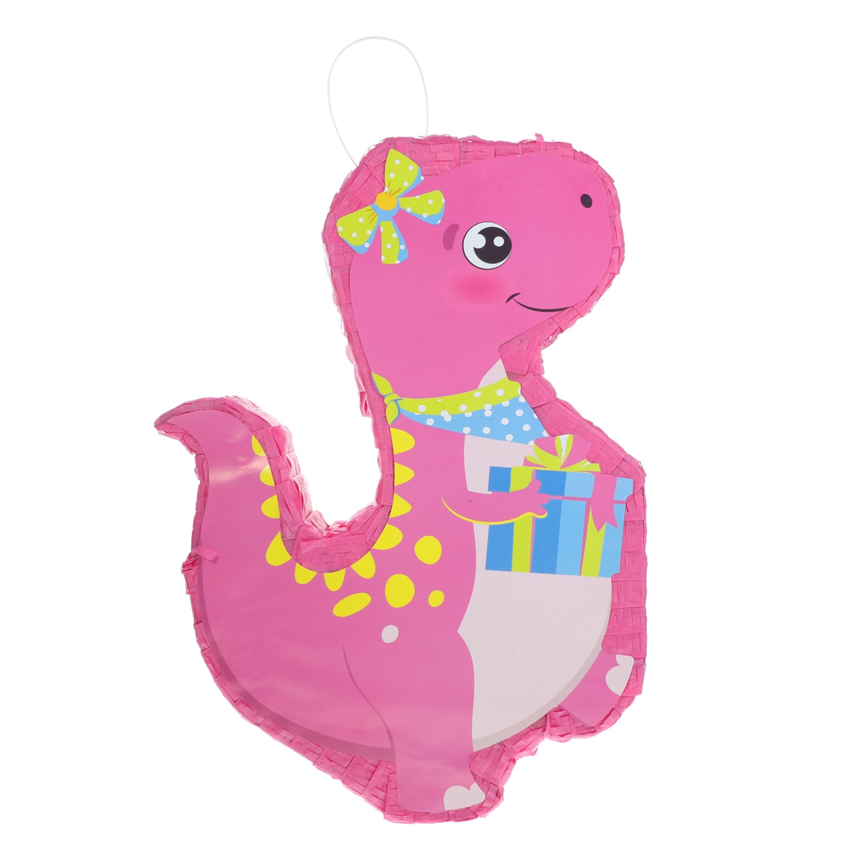 Piñata Dinosauro Rosa in Carta per Festa Compleanno Ragazzo Ragazza, Decorazione Divertente e Gioco per Eventi e Festival a Casa