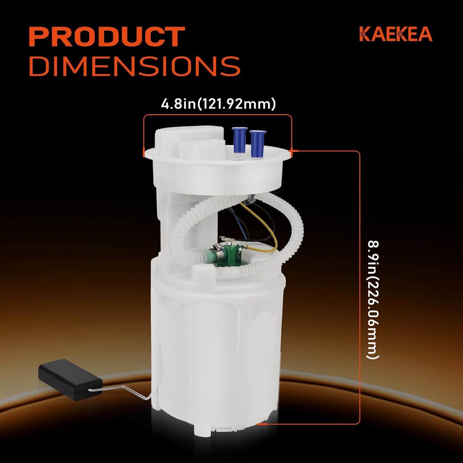 E8424M Electric Fuel Pump Module Assembly Compatible with Volkswagen Beetle 1998-2010 Golf 1999-2006 Jetta 1999-2005 1.8L 2.0L 2.5L 2.8L Replace 1J0919087H 1J0919087J P76030M FG0416 E10297M