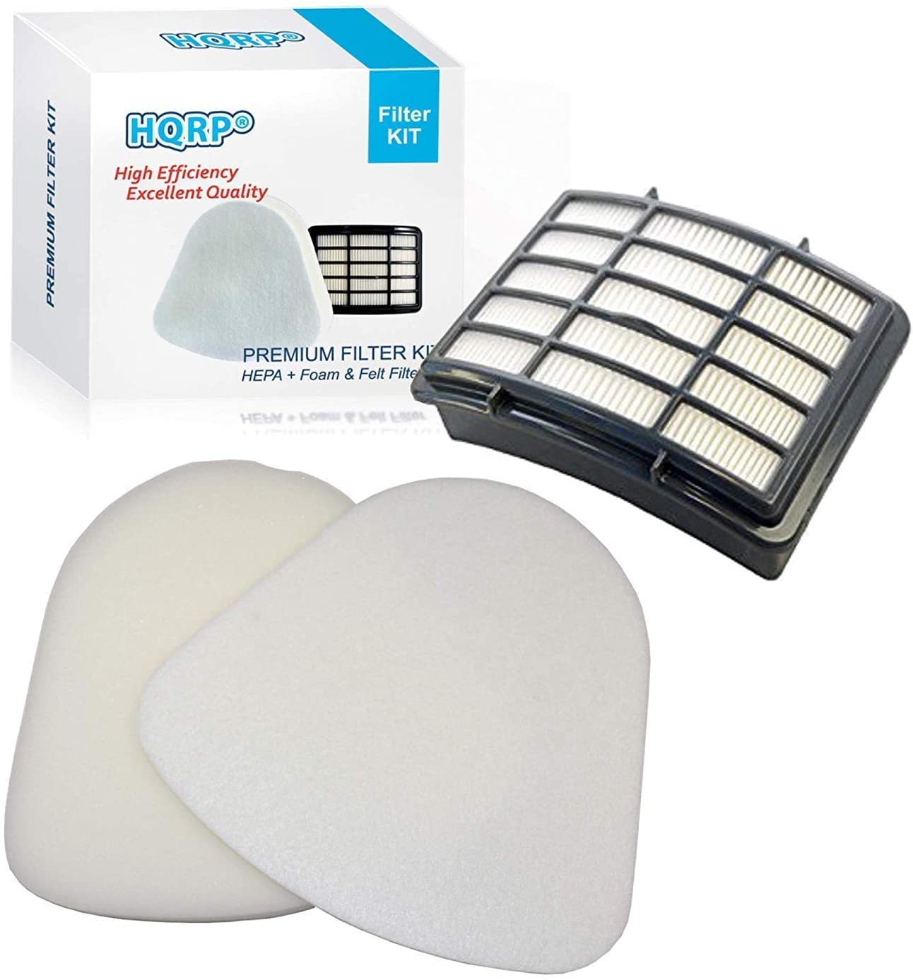 Kit Filtri HEPA E Schiuma Per Aspirapolvere Shark Navigator Lift-away, Modelli NV350, NV351, NV355 E Compatibili, 3 Pezzi