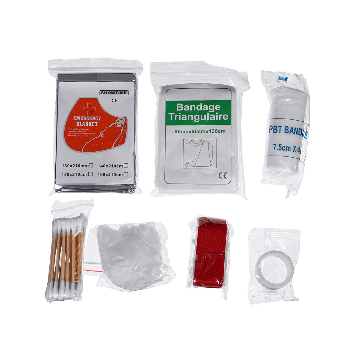 YONGYAO 215 stücke Erste Hilfe Satz Notfalltasche Home Auto Outdoor American Red Cross Guide Set