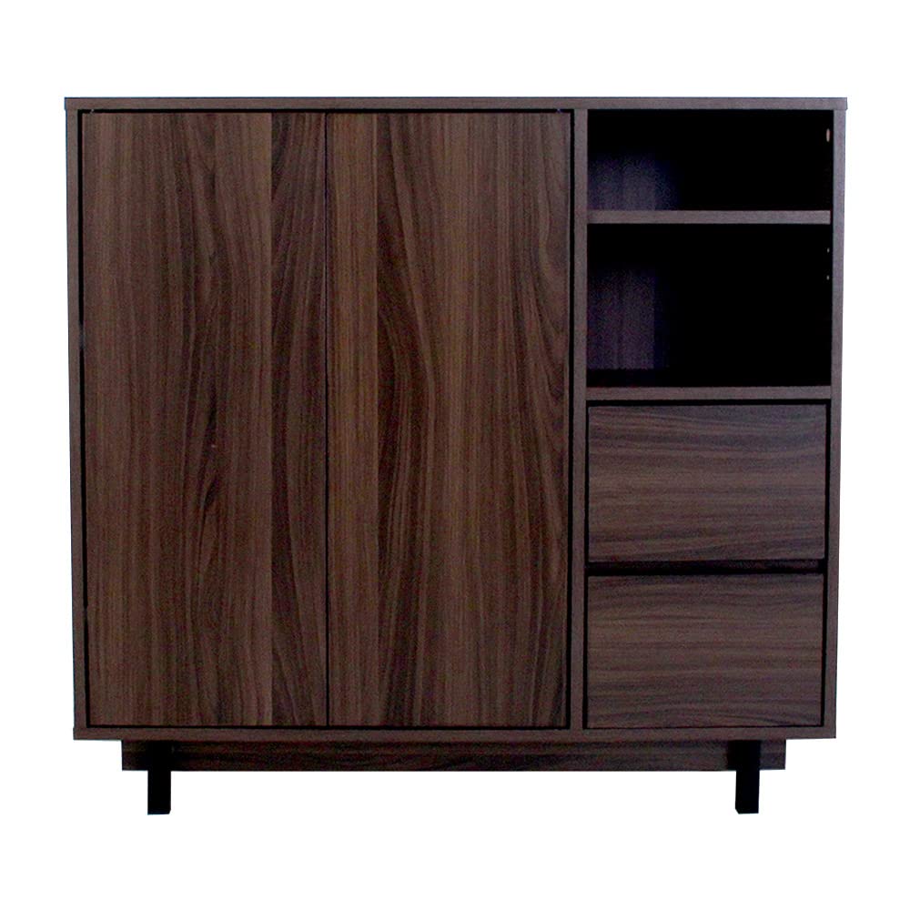 リビングボード　チェスト　ウォールナット 楽天市場】10/9迄 5%offクーポン□サイドボード 128cm 天然木