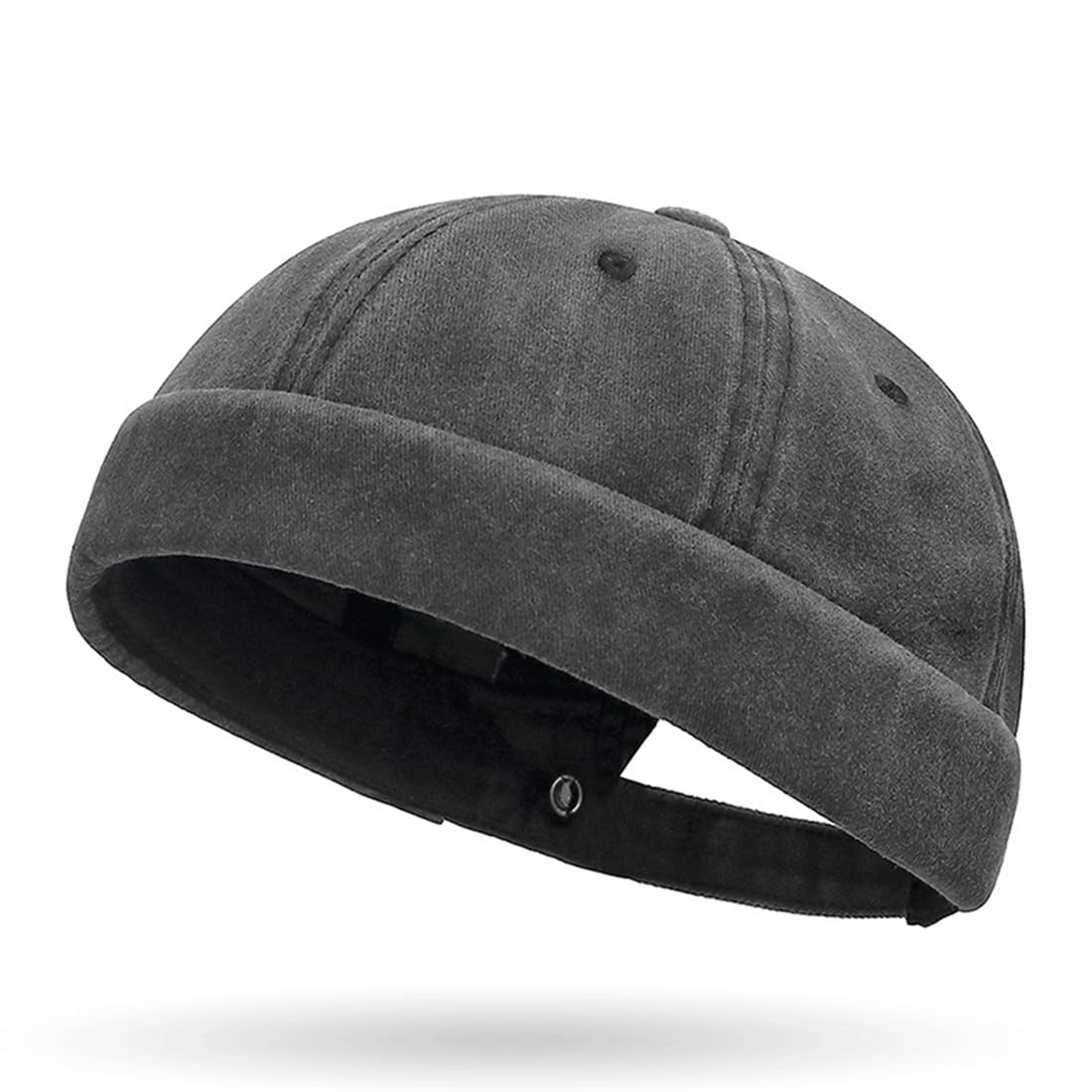 Cotone Cappellino da Portuale Uomo Retro Docker-cap Berretto Docker da Motociclista Cappello Senza Retro Cotone Docker Hat Cappello Senza Visiera Berretto da Portuale Uomo Donna