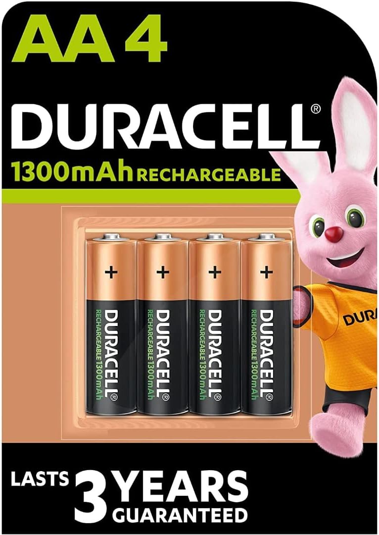 Battery Rechargeable Accu NiMH 1300 mAh AA Ref 81367177 [Pack 4]