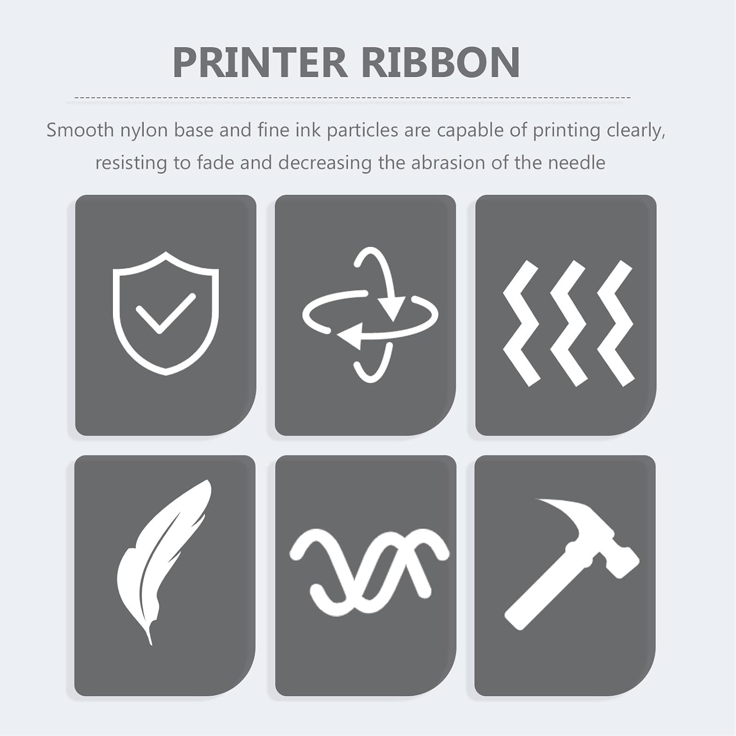 Didiseaon 10pcs Nylon Cash Register Ink Ribbon Replacement for Erc30/34/38 Tm-u220 U230 U210 Tm-u370 U300c Compatible with Impact Dot Matrix Printers for Office Use