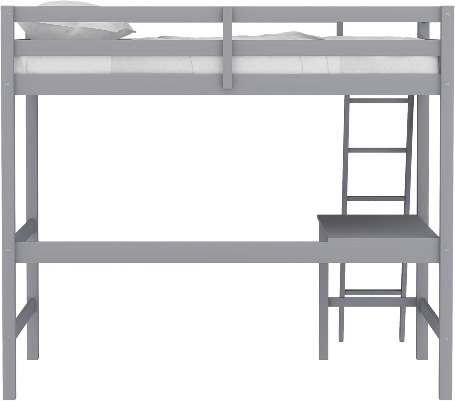 Hillsdale Furniture Caspian Twin Loft Bed, Gray