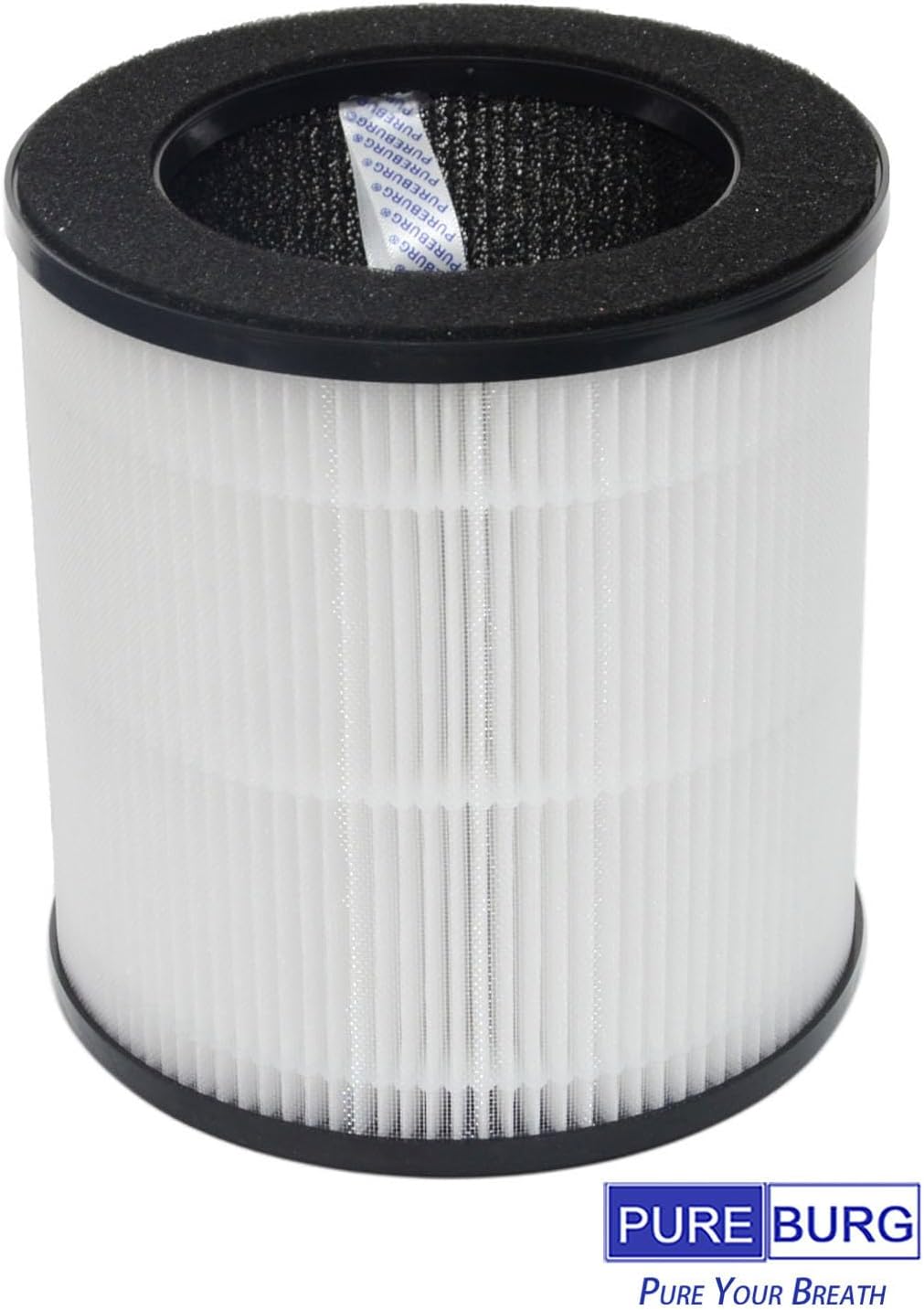 PUREBURG Replacement Filters Compatible with Tailulu D09 Air Purifiers,2-Pack H13 True HEPA 4-Stage Filtration Activated carbon 2-in-1 Air Clean Dust VOCs Odor - Image 2