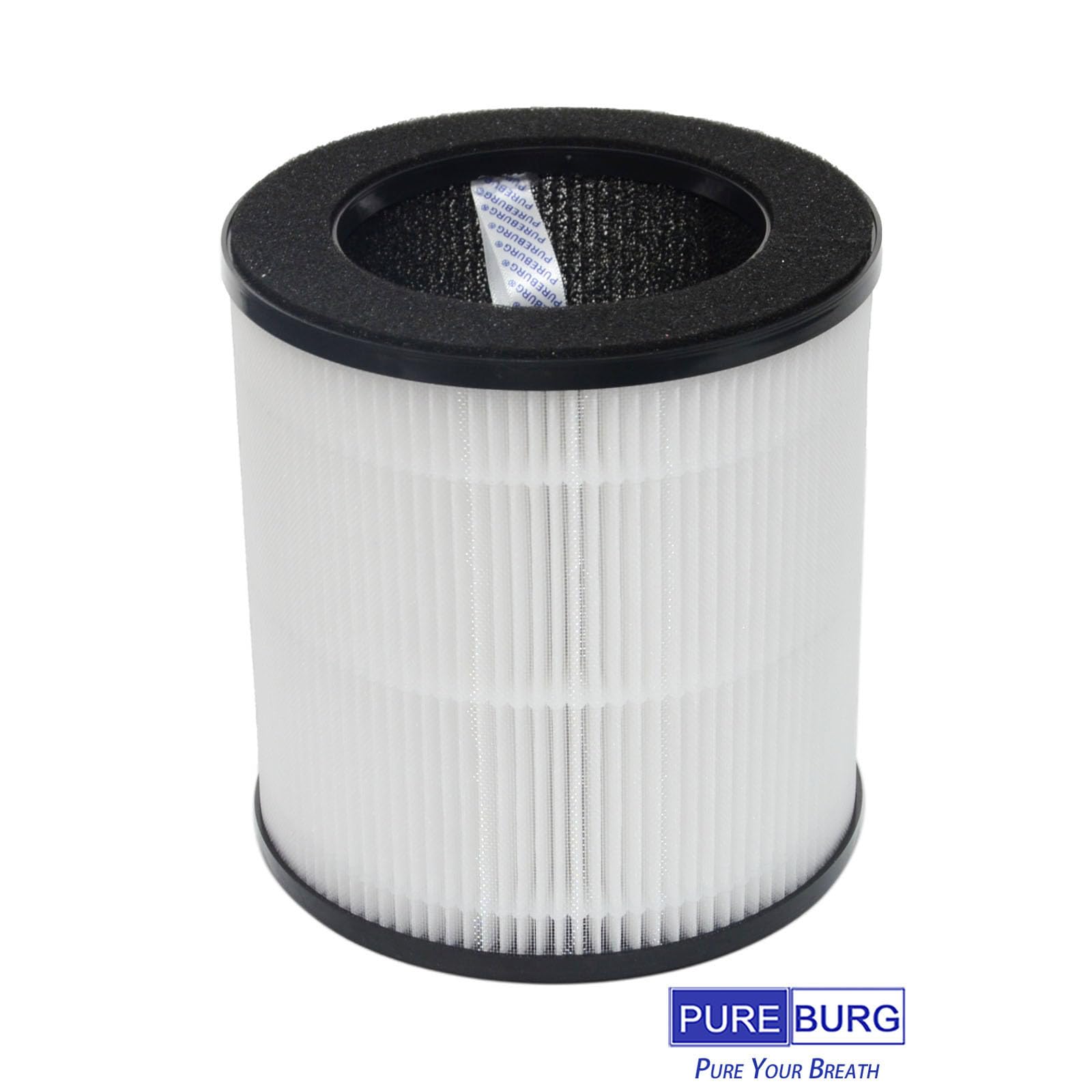 PUREBURG Filtro de repuesto compatible con purificadores de aire Tailulu AP050, paquete de 3 unidades H13 True HEPA carbón activado de 3 etapas, filtración de aire limpio y polvo COV
