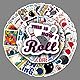 LYLSDSB Bowling Aufkleber 50 Stück Vinyl Funny Bowling Sport Sticker für Wasserflasche Laptop Skateboard Gepäck Handy Auto Fahrrad Computer,wasserdichte Aufkleber für Kinder Jungen Jugendliche