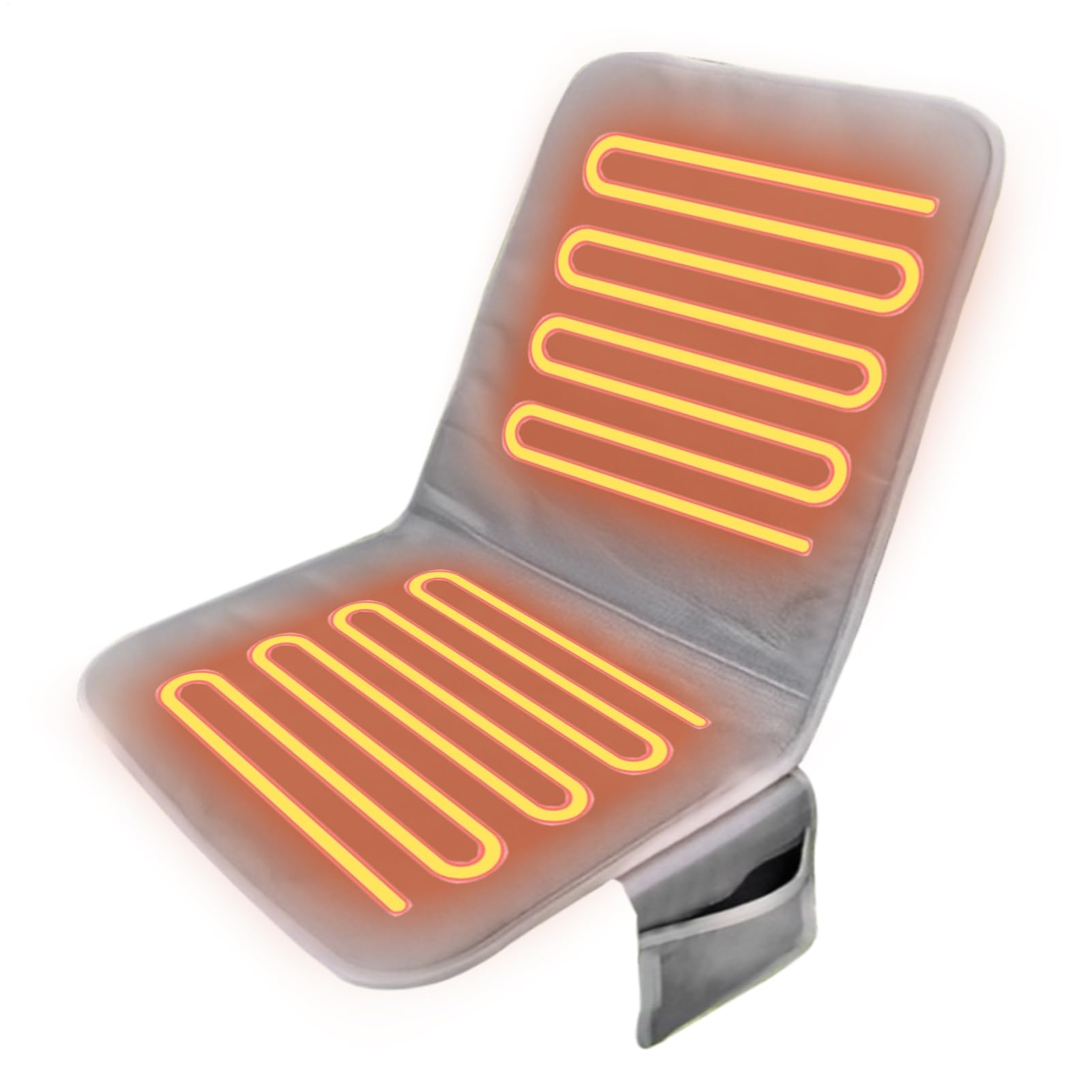 Coussin chauffant électrique USB réglable pour assise prolongée et confort thermique