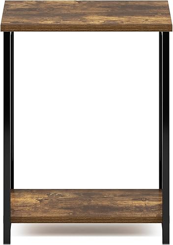 Miniatura 64 de Furinno Simplistic - Juego de 2 mesas auxiliares, espresso/negro Pino ámbar,Ámbar Pino/Negro,Americano/Negro,Nogal negro/marrón,Columbia