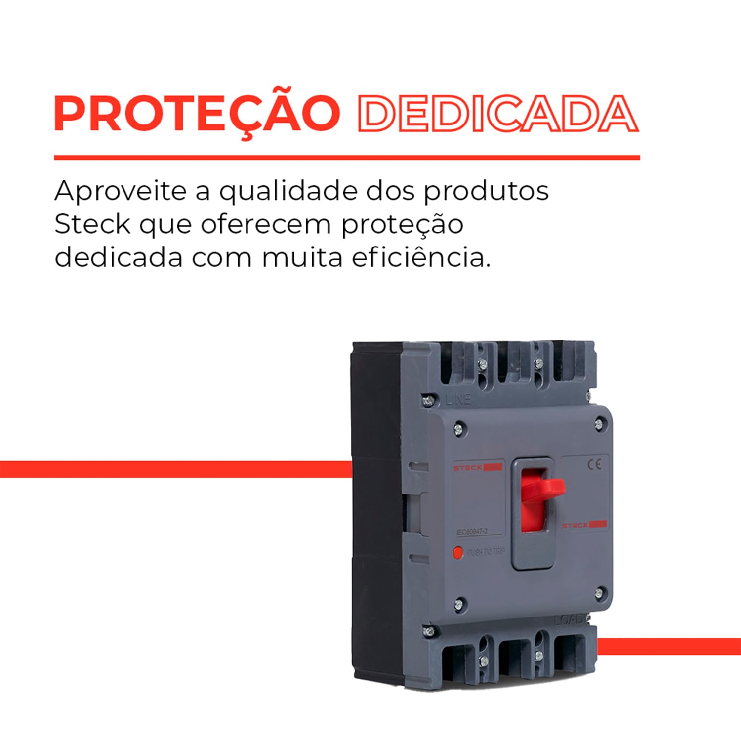 Steck, Caixa Moldada, 3 Polos, Corrente 175A, 690V, Cinza, SDJS175