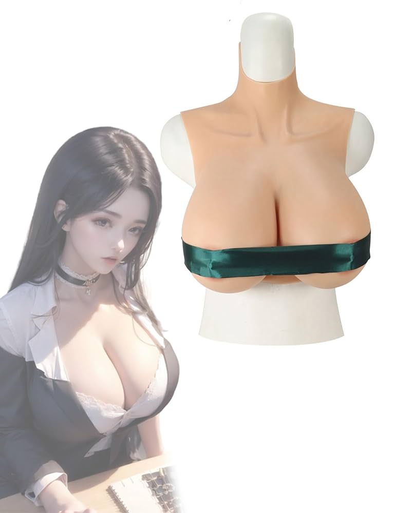 シリコンバスト Kカップ 女装！本物そっくり「美品」 Amazon.co.jp: シリコンバスト 女装 特大 人工乳房 女装バスト K