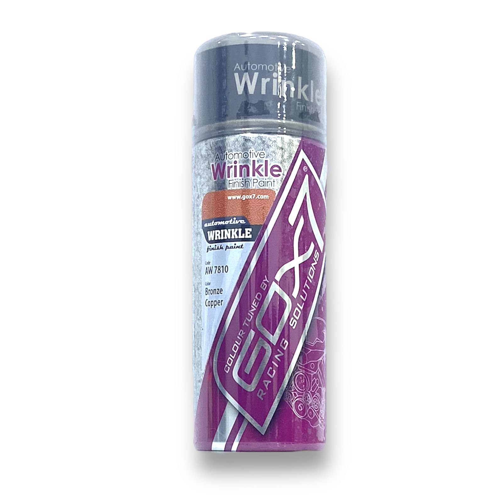 AW 7810 Wrinkle Finish Spray Paint Bronze Copper for Automotive, High Heat Resistant up to 343°C (650°F), 400ml(13.53 fl. oz.), Used for Engine Cover, Sports Rim, Trimming and Plastic Parts