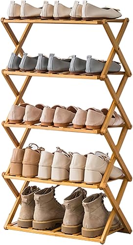 Zapatero plegable multicapa organizador de almacenamiento a prueba de polvo armario de zapatos instalación gratuita de la puerta del hogar