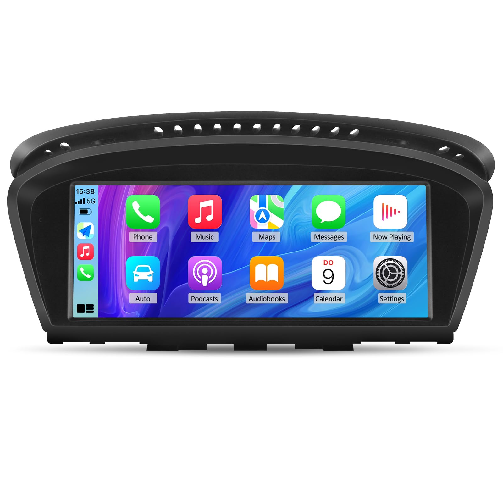 AWESAFE Linux Autoradio écran Tactile de 8,8 Pouces compatibles pour BMW Série 5, E60, E61, E63, E64, Série 3 E90, E91, E92, avec Carplay/Android Auto Bluetooth/USB/CCC système