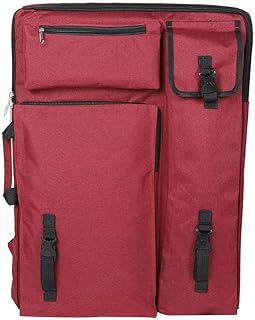 スケッチバッグ 2way 手提げバッグ・ショルダーバッグ 4K製図ボード・4K製図用紙・絵の具・鉛筆など入れ 画板袋 大容量 キャンバスバッグ 美術バッグ シンプル 多機能 画材バッグ 絵の具 ツール箱 男女兼用 防水(#4) 登山リュック・ザック