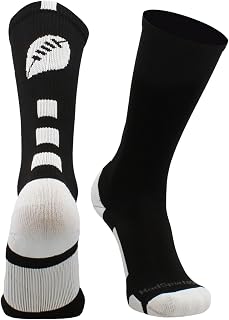 MadSportsStuff Youth Football Crew Socks for Boys & Men - Team Colors, Made in USA, Moisture-Wicking Performance Socks