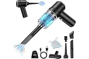 Car Vacuum Cleaner, Cordless Handheld Vacuum, Small Vacuum with LED, 2 in...