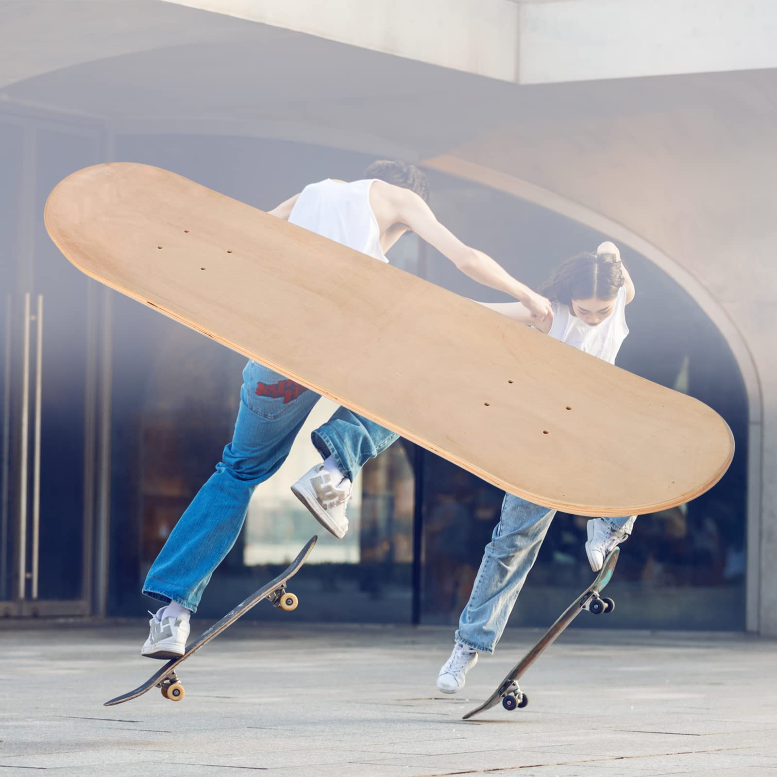Mini Skateboard à Doigts en Bois DRFEIFY - Bleu - Pour Enfants à partir