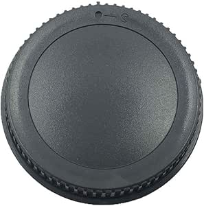 LXH 1 Pack Black Camera Body Cover Cap & Rear Lens Cap Set Compatible ...