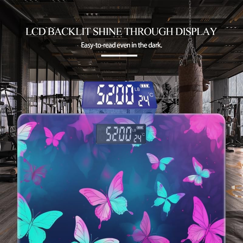 Báscula Digital de Baño Precisión 400 lb con Pantalla LED miniatura 3
