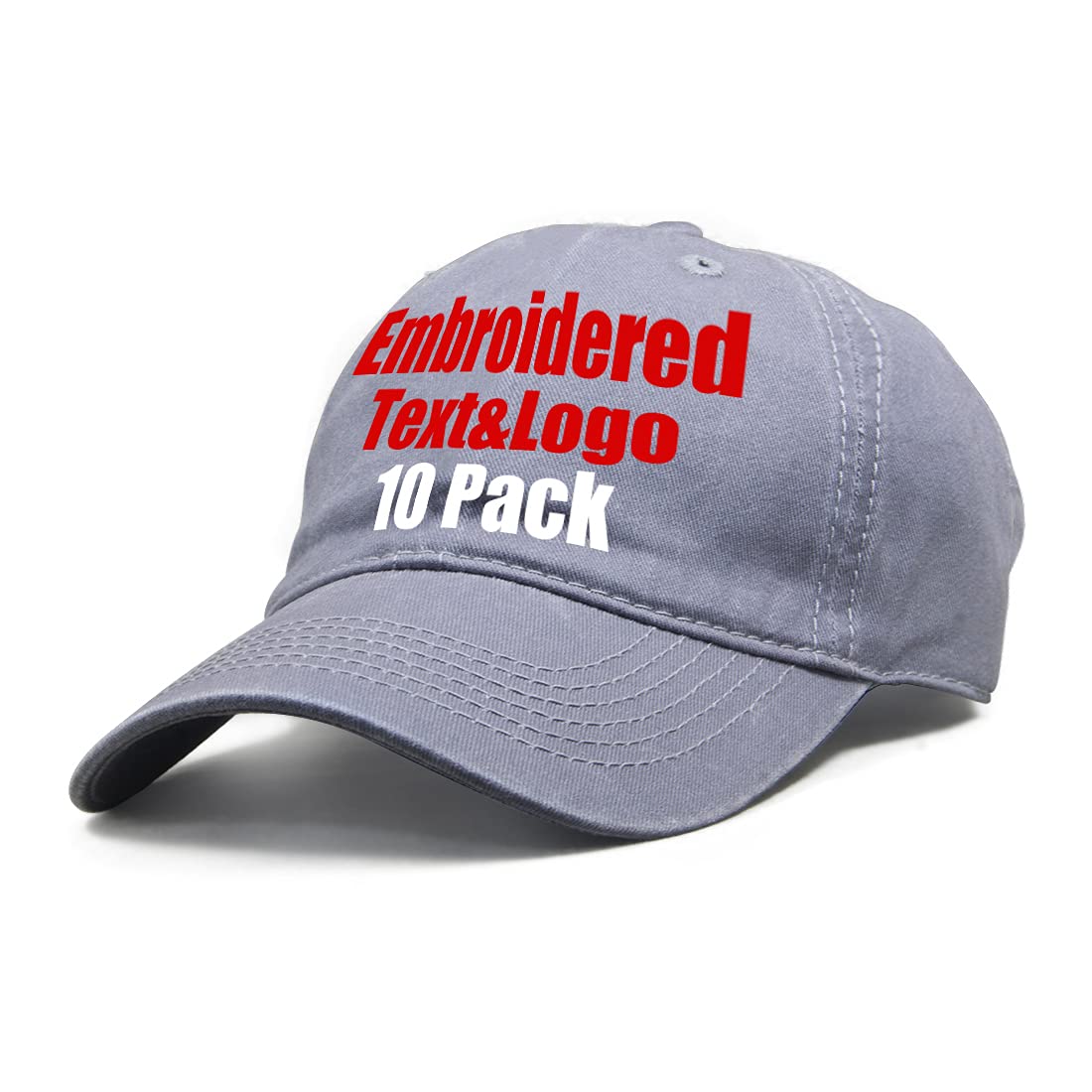 Gorra de béisbol de Lona Lavable Personalizada Sombrero Bordado Personalizado