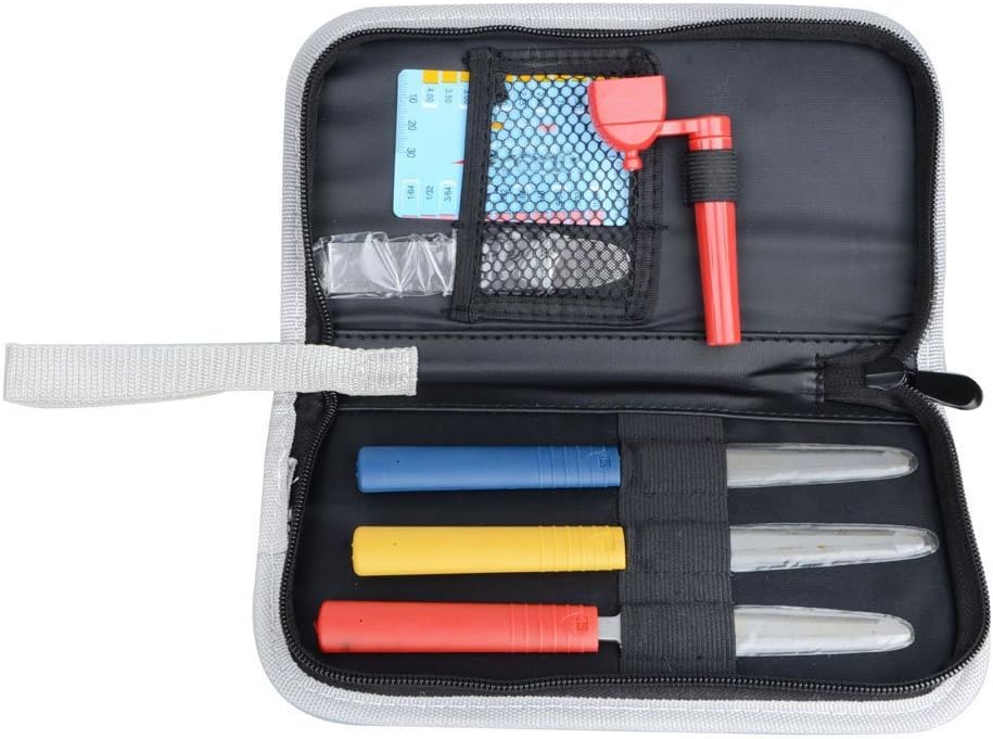 Firekingdom Professional Guitar File Tools Kit With String Action Ruler and Winder for Guitar