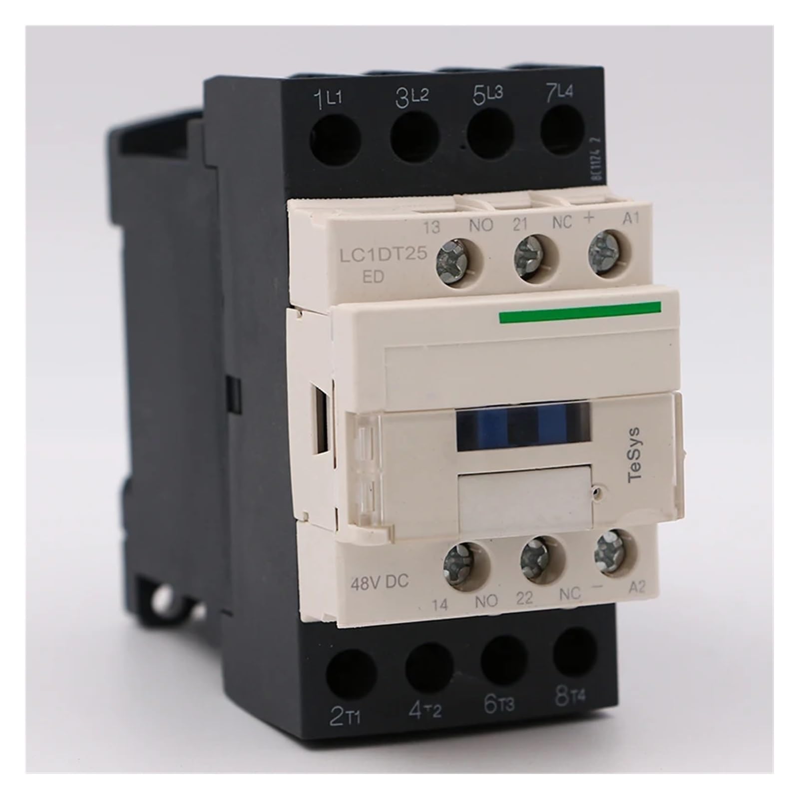 QRUYHBAJU LC1DT25ED DC electromagnetic contactor 4P 4NO LC1-DT25ED 25A 48V DC Coil